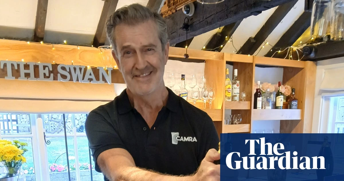 An ale star cast: pint-pulling Rupert Everett surprises country pub’s punters