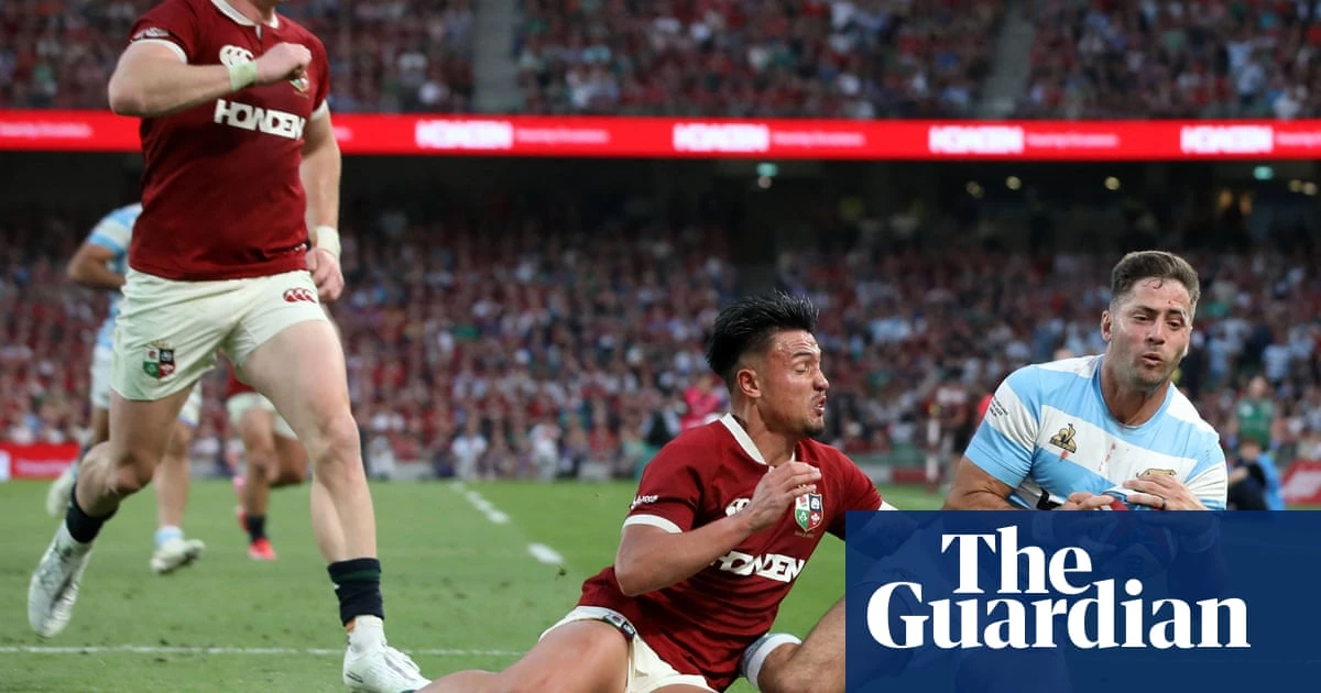 Lions handed wake-up call as Argentina hang on to edge thrilling win in Dublin