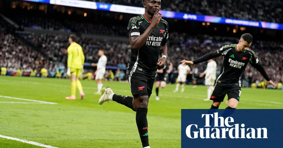 Saka and Martinelli fire Arsenal to last-four after famous win at Real Madrid