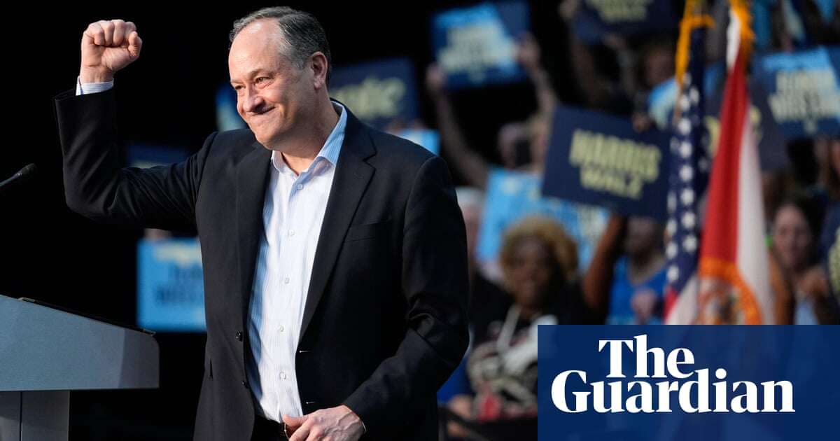 ‘We can win Florida’: Harris’s husband Doug Emhoff rallies for VP in red state