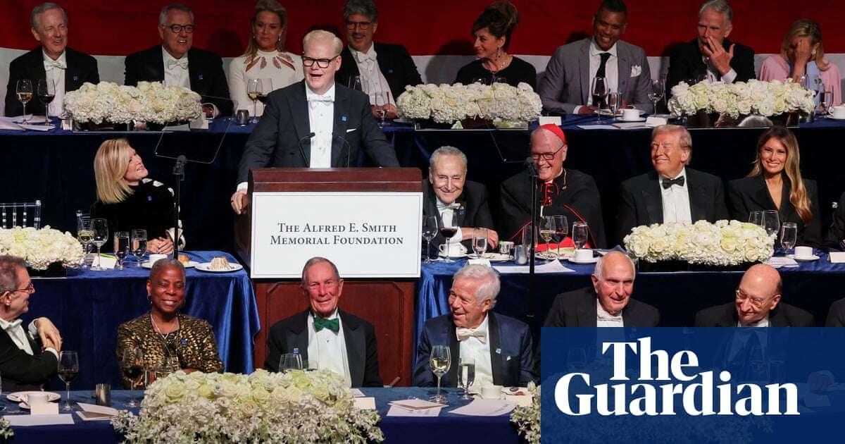 US presidential election updates: Trump’s insults draw laughs at Catholic charity dinner as Harris appears remotely