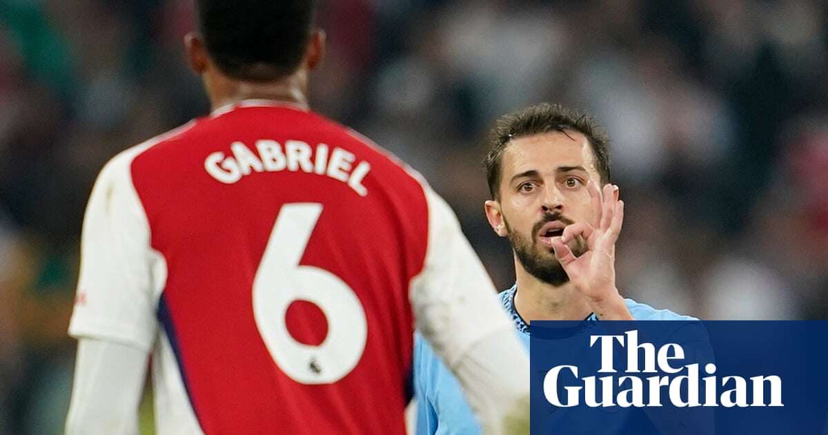 Bernardo Silva takes Arsenal trophy swipe as he criticises opponents' defensive tactics – video