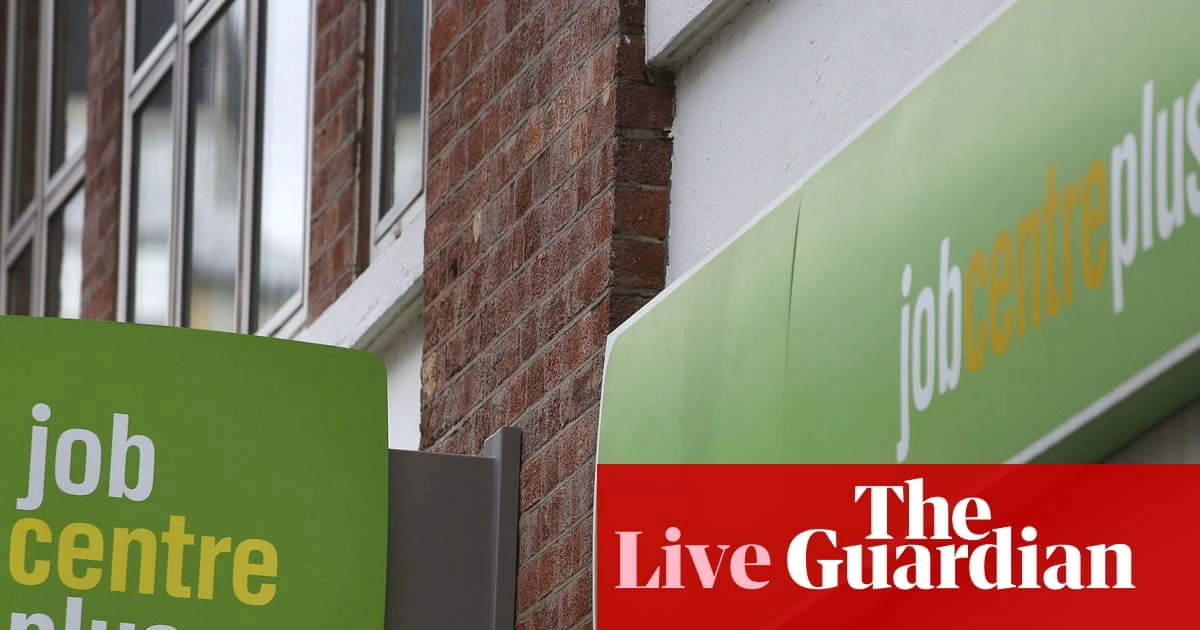 UK wage growth slows as jobs market continues to cool – business live