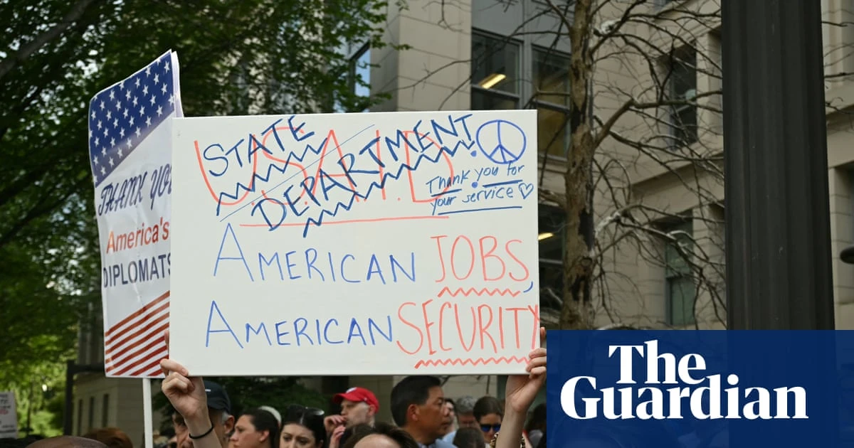 ‘It’s a madhouse’: US state department workers reeling after Trump’s firings