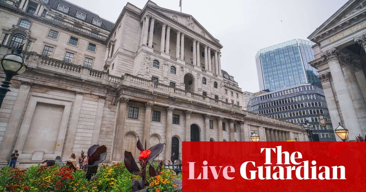 More than half of UK firms planning price rises as confidence falls to two-year low, survey finds – business live