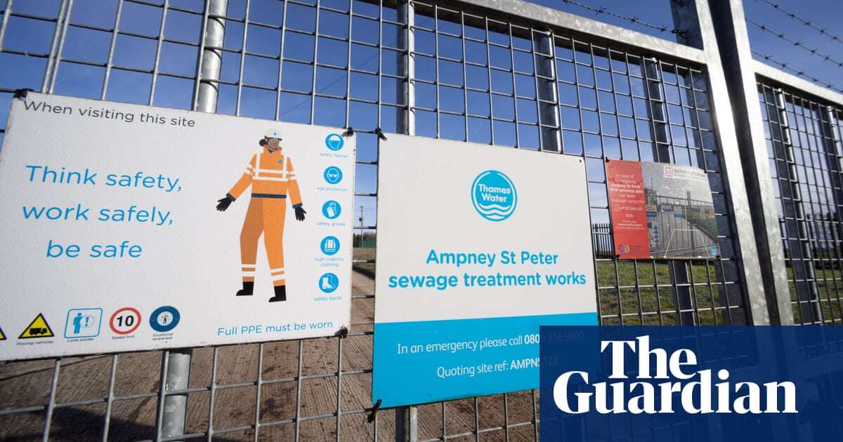 Water companies in England ‘use greenwashing playbook to hide environmental harm’