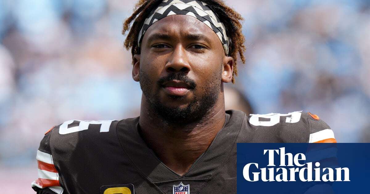 Myles Garrett says $40m-a-year deal with Browns about winning rather than money