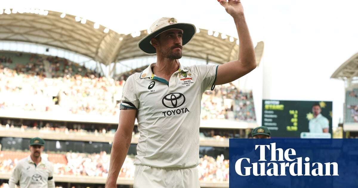 Mitchell Starc rules as pink-ball king for Australia in second Test with India