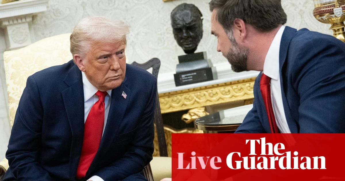 ‘Good chance’ of UK-US trade deal with Trump administration, says JD Vance – UK politics live