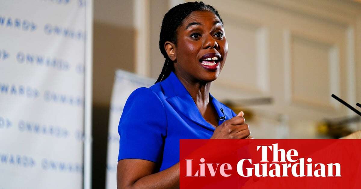 Kemi Badenoch confirms she told Tory staff they need to do a better job – UK politics live