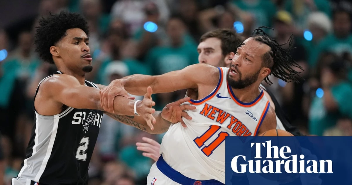 NBA finals: brilliant Brunson leads surging Knicks to victory over Spurs in Game 1