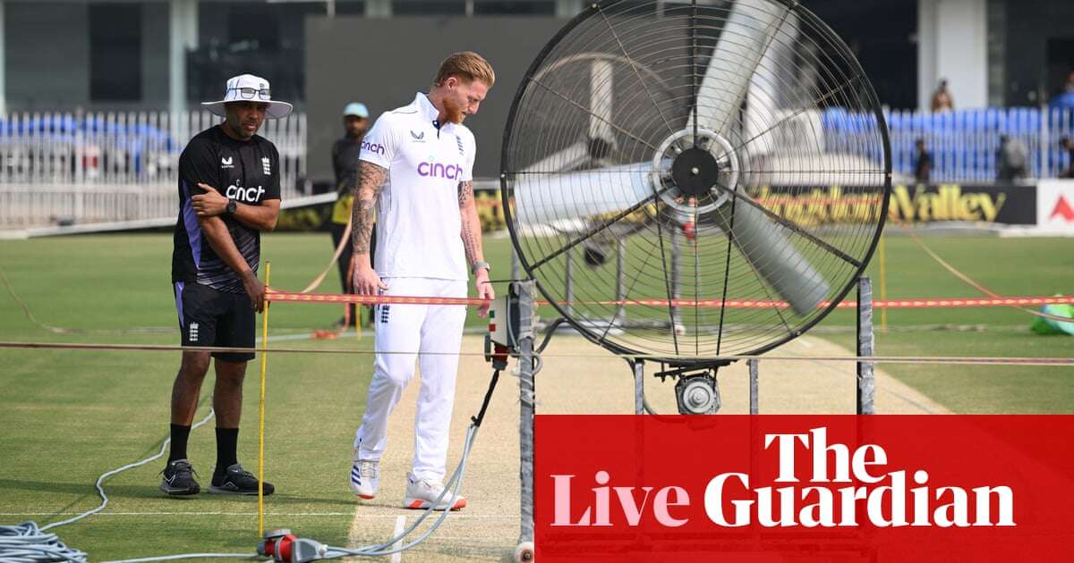 Pakistan v England: third men’s cricket Test, day one – live