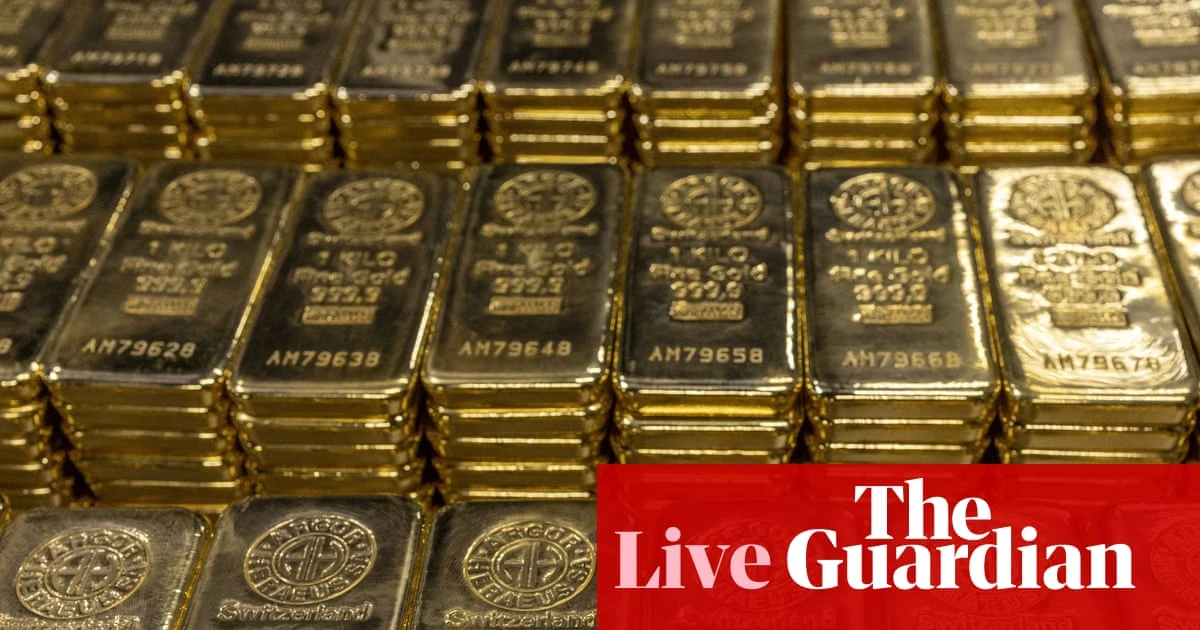 Gold futures rise to new high after reports Trump has imposed tariffs on one-kilo bars – business live