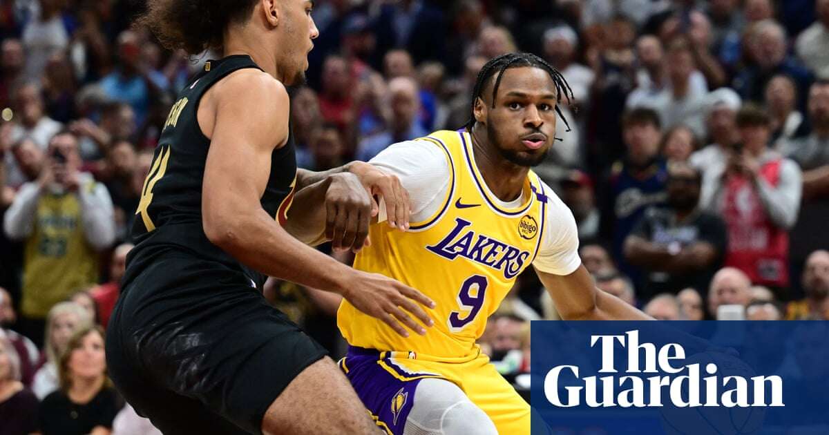 ‘We want Bronny’: James Jr gets first NBA points as Cleveland fans welcome him home