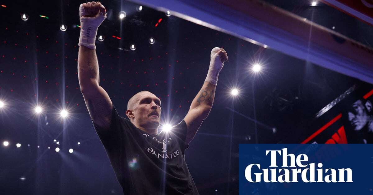 Usyk stakes claim as best man in boxing after making Fury eat his words