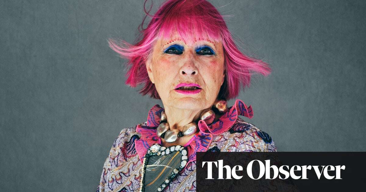 ‘Pink hair is my armour’: Zandra Rhodes on cancer, colour and the art of being fabulous