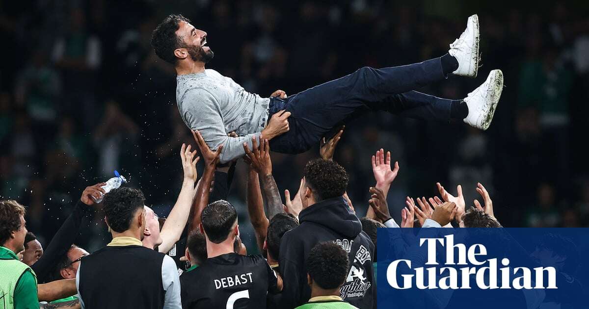 Rúben Amorim reluctantly takes centre stage after farewell gift to Sporting fans | Simon Burnton