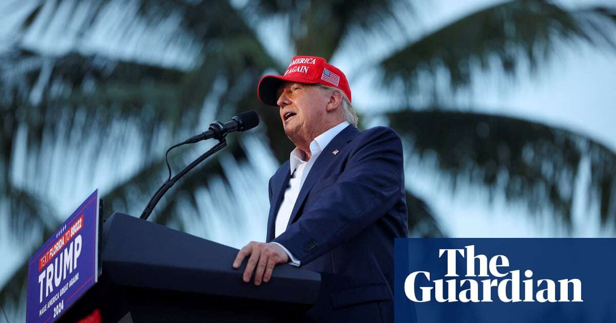 Trump airs list of false grievances at Florida rally: ‘We don’t eat bacon anymore’