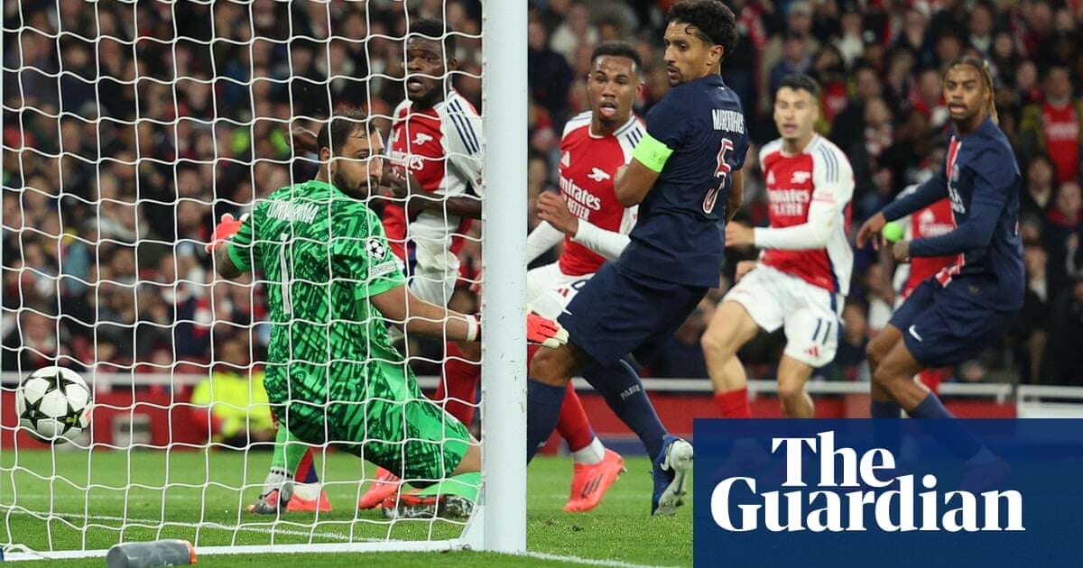 Havertz and Saka strike to earn Arsenal Champions League win against PSG