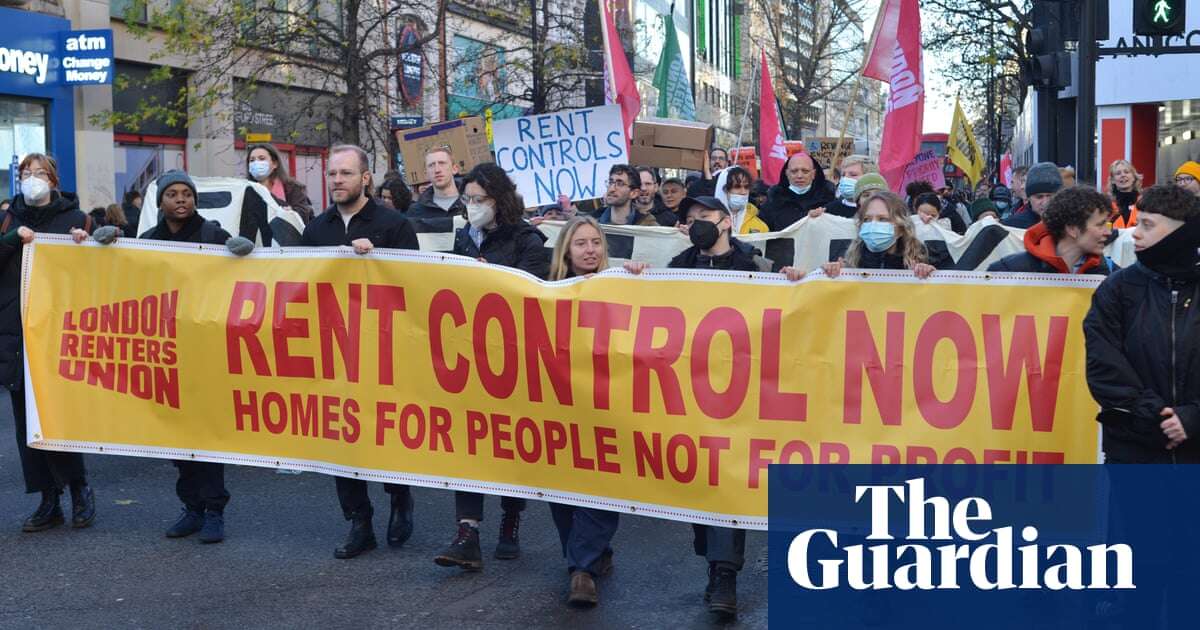 Hundreds gather in London to protest against capital’s ‘soaring’ rents