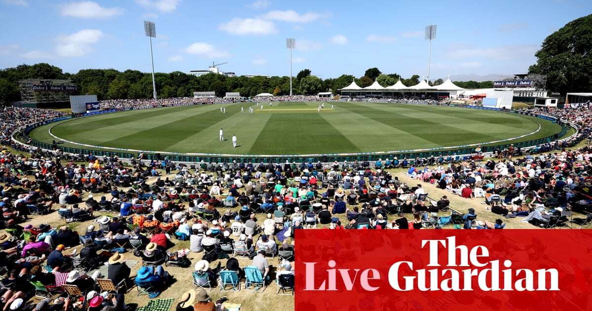 New Zealand v England: first men’s cricket Test, day four – live