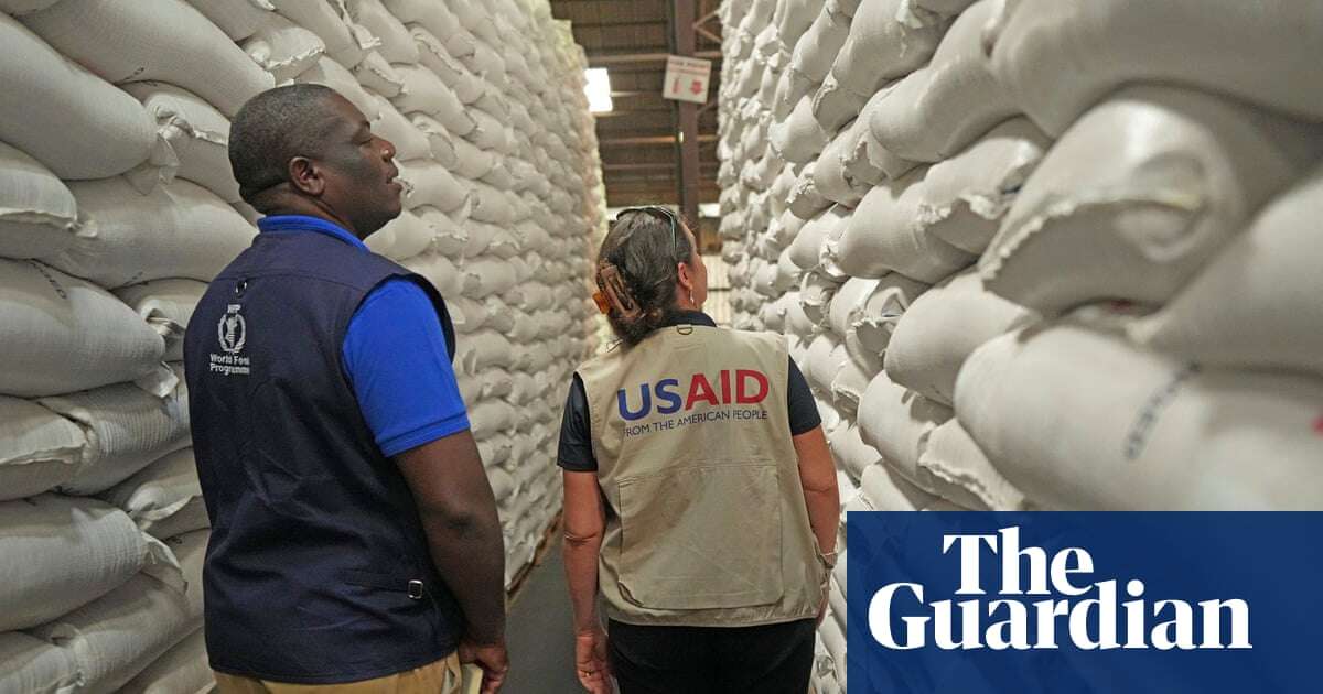 Nearly $500m of food aid at risk of spoilage after Trump USAid cuts