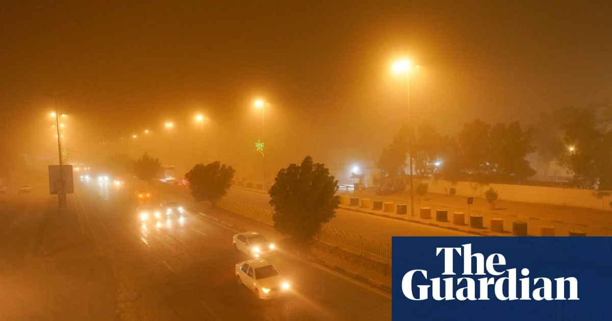 Weather tracker: sandstorm turns Iraqi skies orange and empties the streets