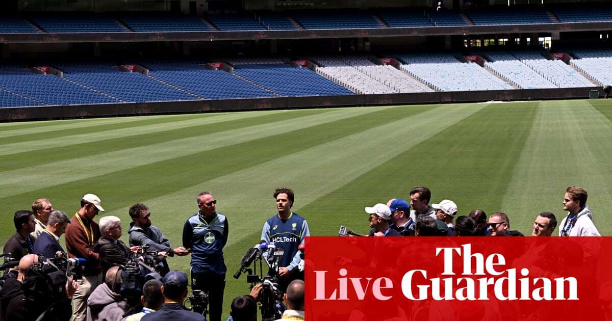 Australia v India: fourth men’s cricket Test, day one – live