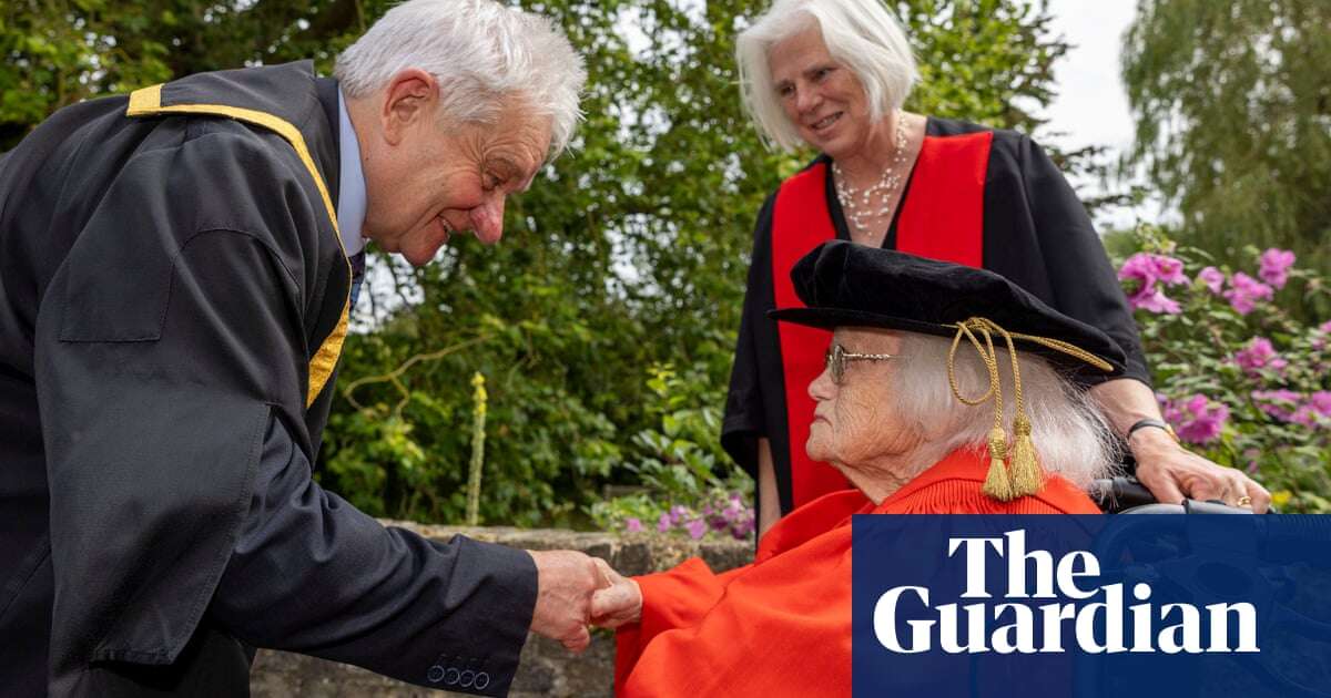 Physicist, 98, honoured with doctorate 75 years after groundbreaking discovery