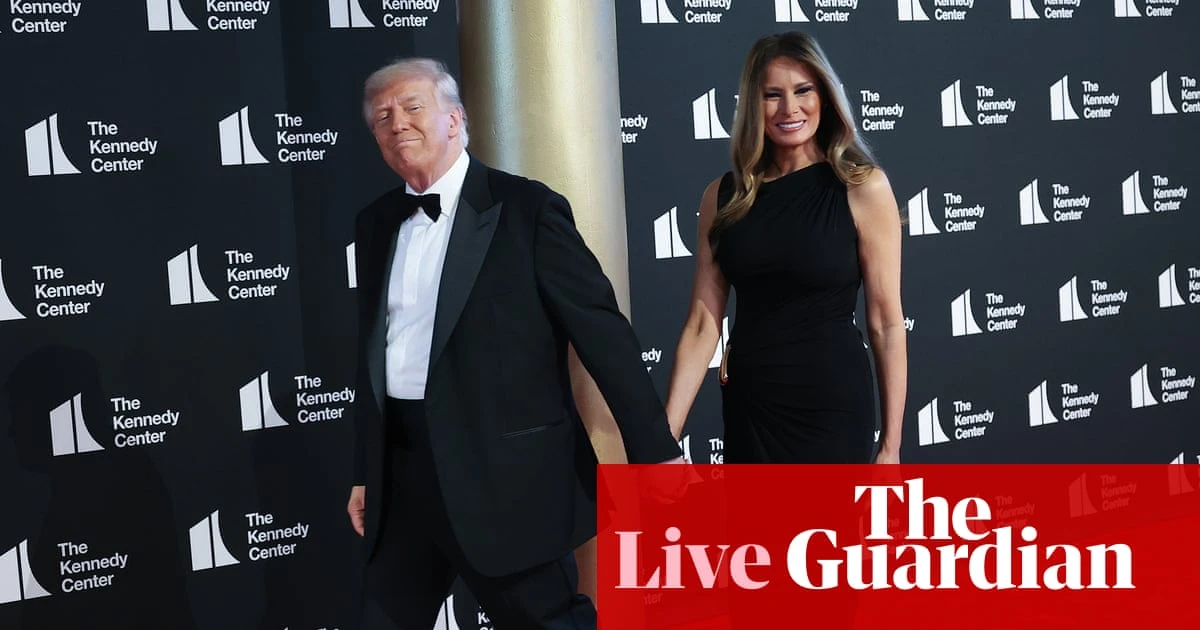 Trump to visit Kennedy Center after hinting at name change as honors announced – US politics live