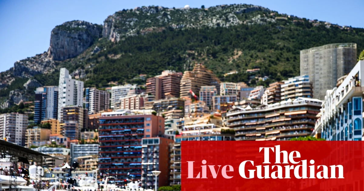 Formula One: Monaco grand prix qualifying – live
