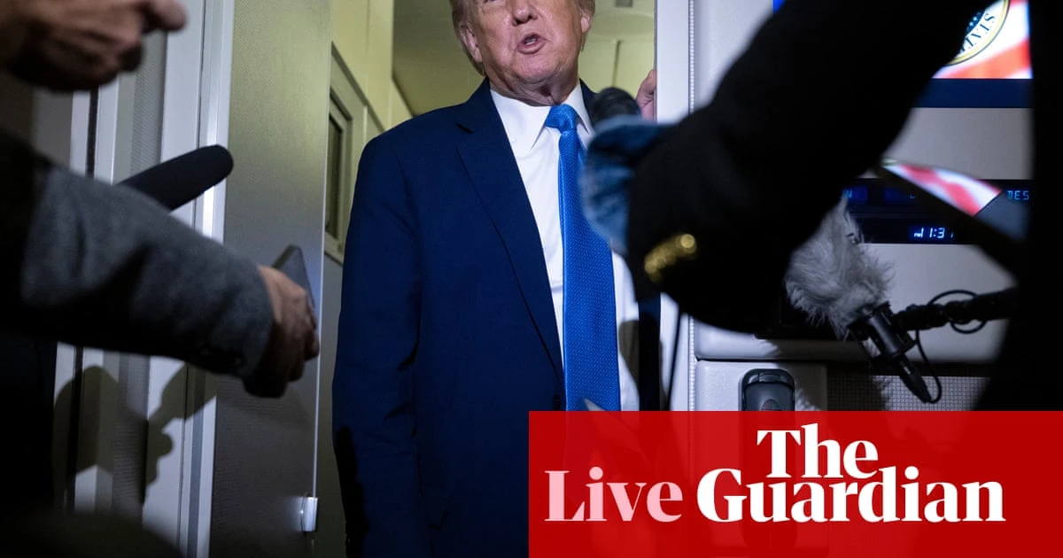 Trump says he has not reached out to Iran for peace talks as he returns early from G7 – US politics live