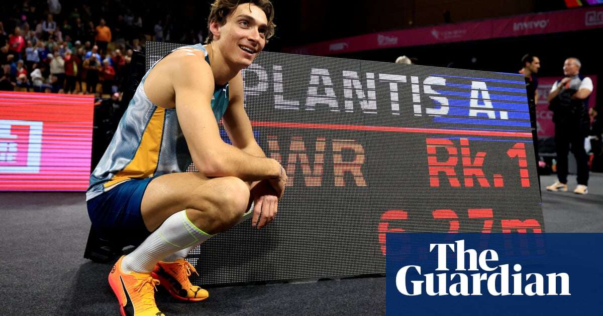 Armand Duplantis hits high notes before soaring to 11th pole vault world record