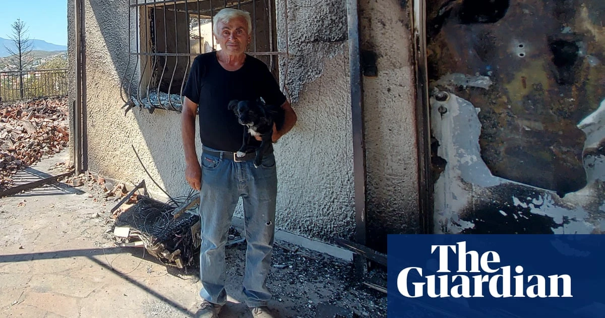 ‘The new reality’: Athens wildfire victims vow to adapt and stay put