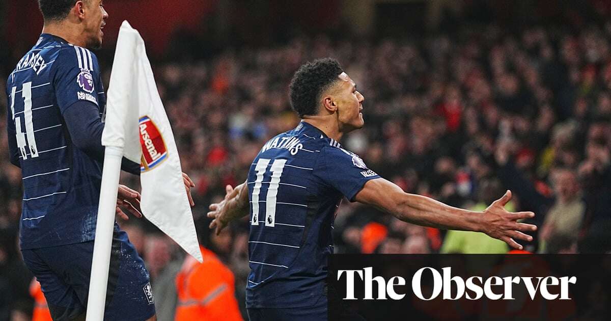 Ollie Watkins completes comeback as Aston Villa dent Arsenal’s title bid