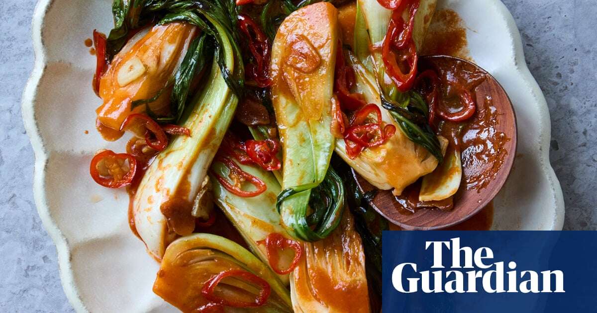 Lara Lee’s recipe for miso and gochujang butter pak choi