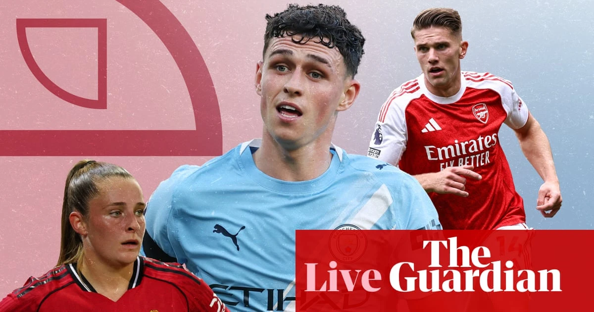 Arsenal v Manchester City buildup, Rome derby and WSL action – matchday live