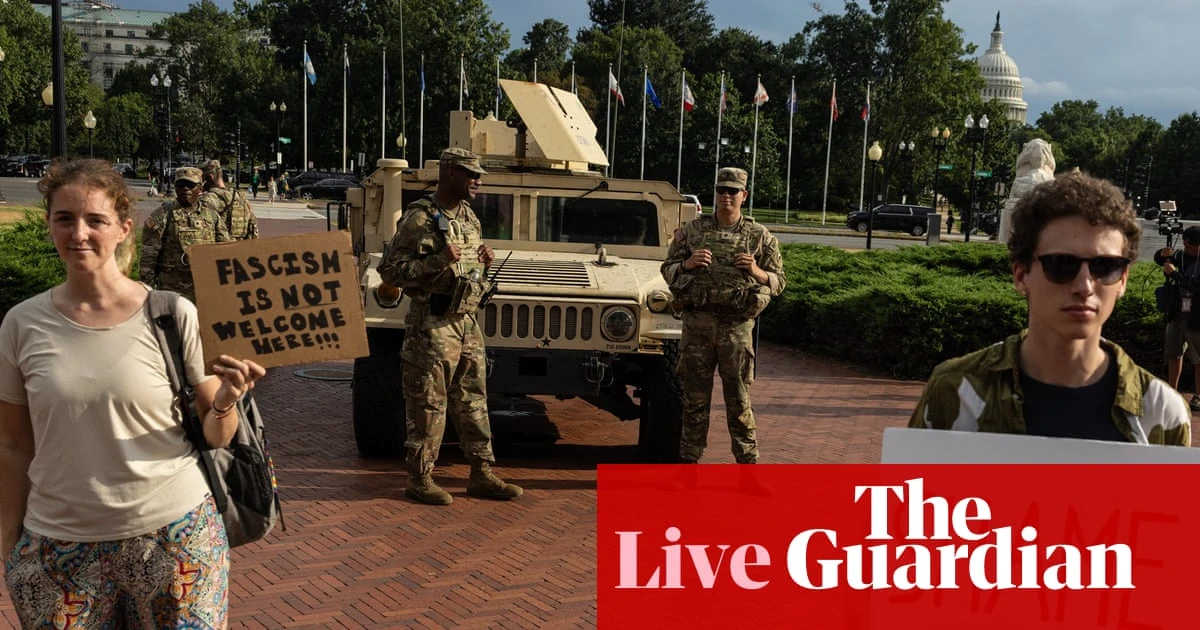 Protesters gather in Washington DC as federal law enforcement officers stop drivers – US politics live