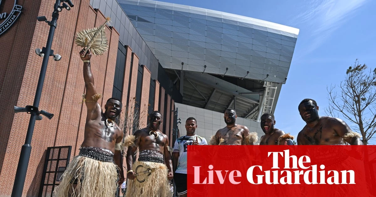 Fiji v England: Nations Championship rugby union – live