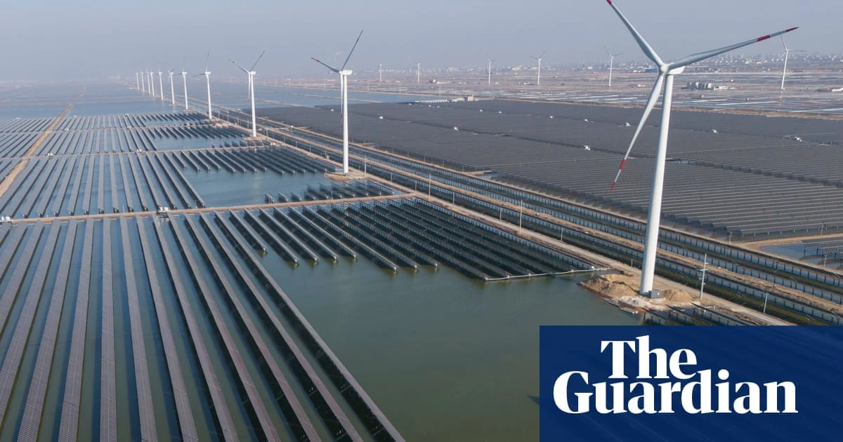 China building twice as much wind and solar power as rest of world – report