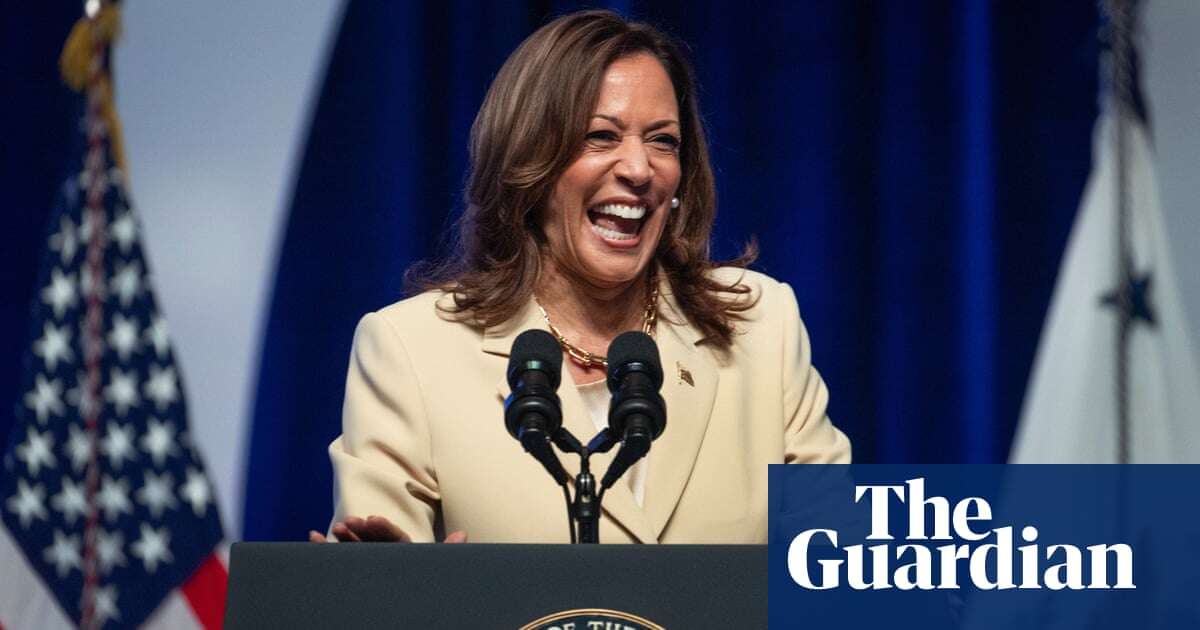 ‘So uniquely her’: where did Kamala Harris’s self-help speaking style come from?