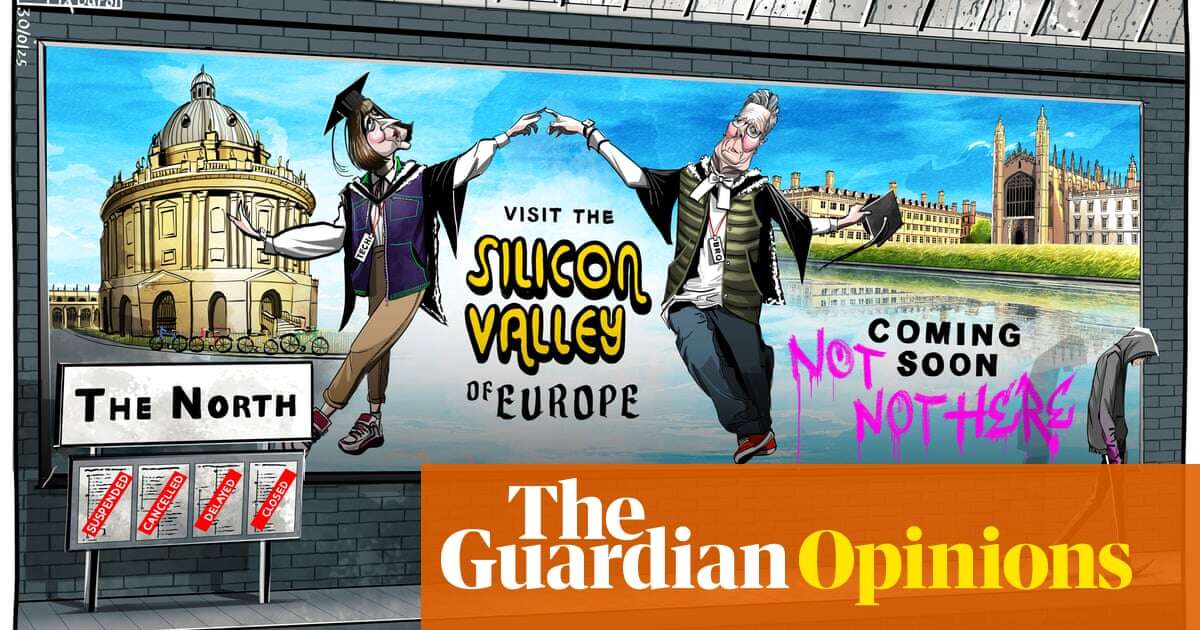 Ella Baron on Rachel Reeves’s plan for a Silicon Valley of Europe – cartoon