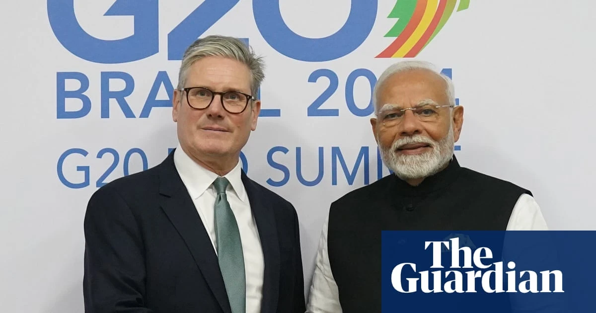 Indian prime minister makes UK state visit to sign landmark trade deal