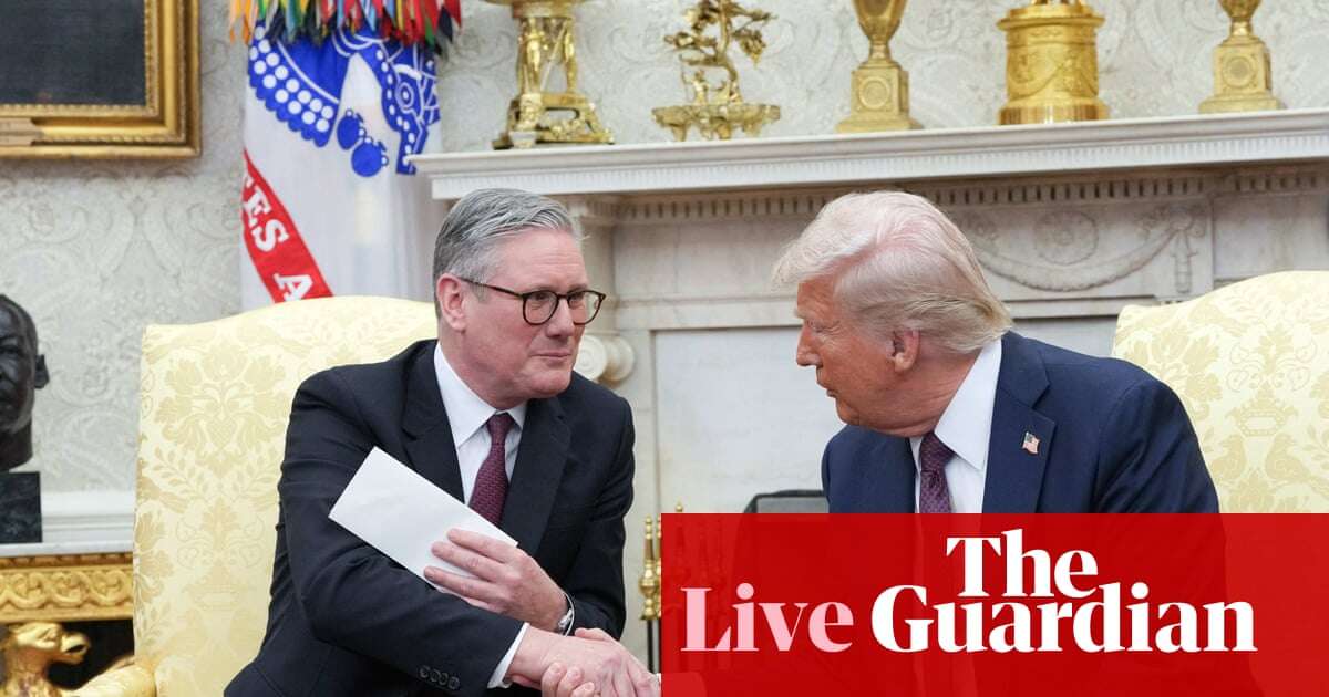 Starmer’s Trump meeting ‘spectacular success’, says Streeting, as Tories dismiss president’s backing for Chagos deal – UK politics live