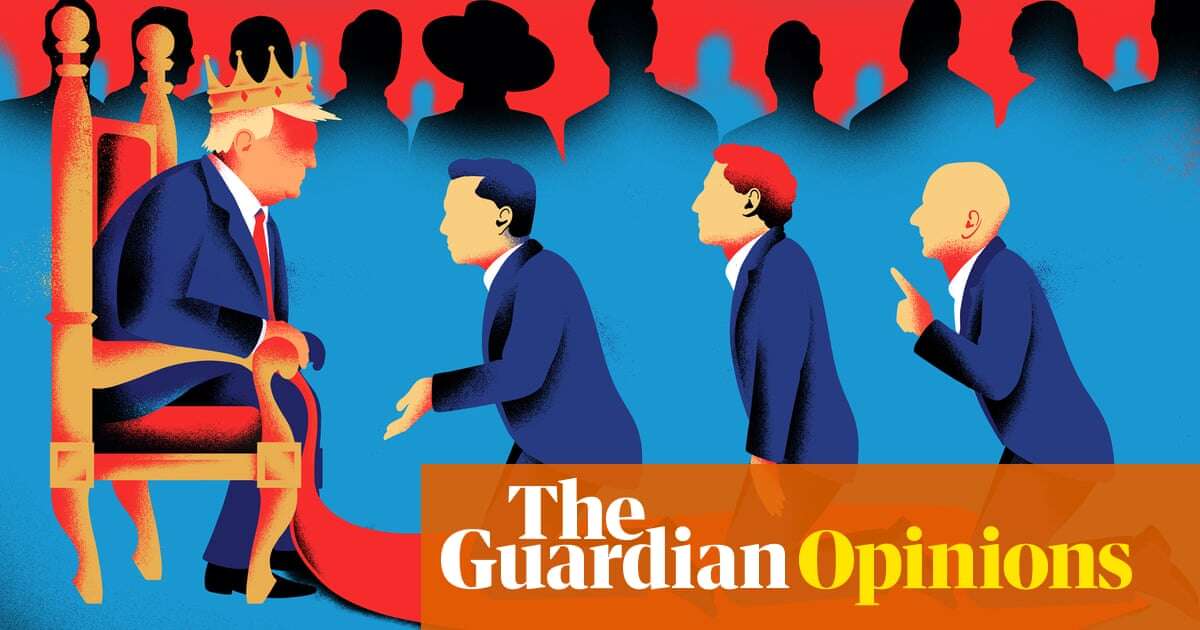 It’s the reign of King Donald: now a people who fled cruel monarchs have their own | Martin Kettle