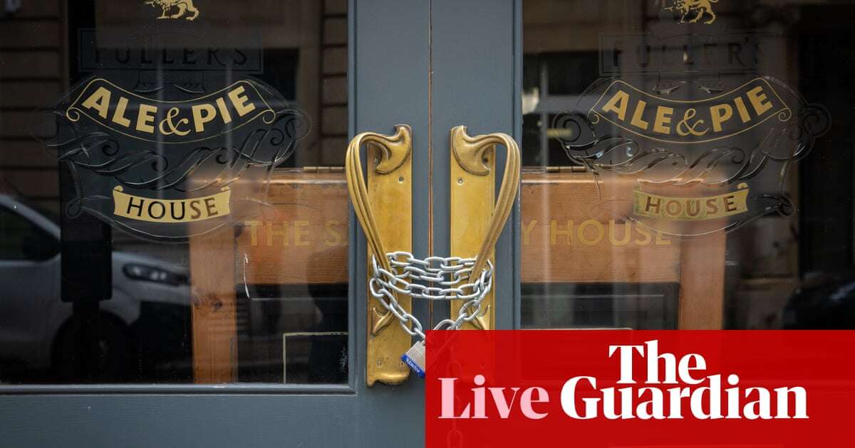 More than 400 pubs closed in England and Wales in the last year; Mexico faces 500m-litre tequila lake – business live