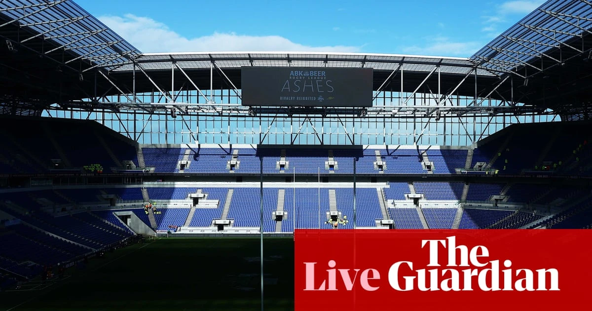 England v Australia: rugby league Ashes second Test – live