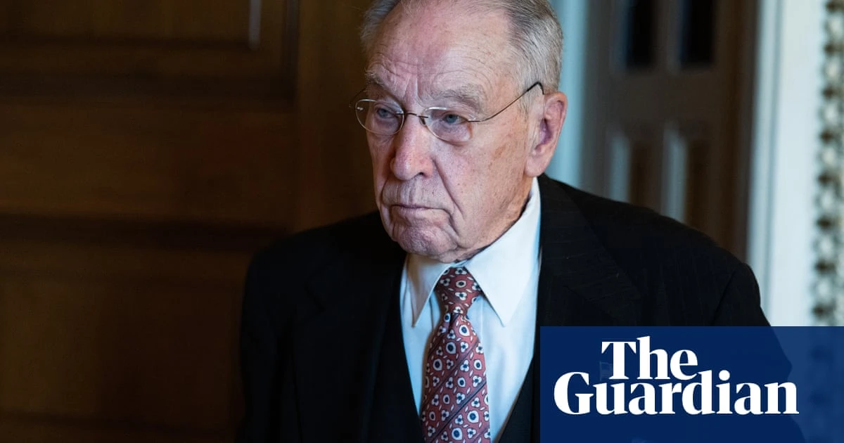 Senator Chuck Grassley grilled at Iowa town hall over ‘shameful’ Trump policies