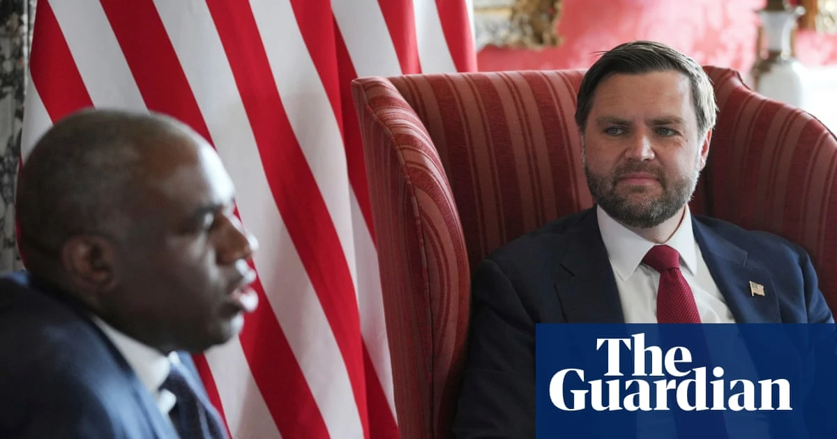 US and UK disagree about Gaza policy, Vance suggests before Lammy meeting