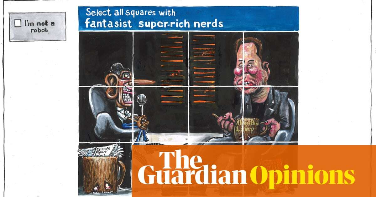 Martin Rowson on Rishi Sunak’s meeting with Elon Musk – cartoon